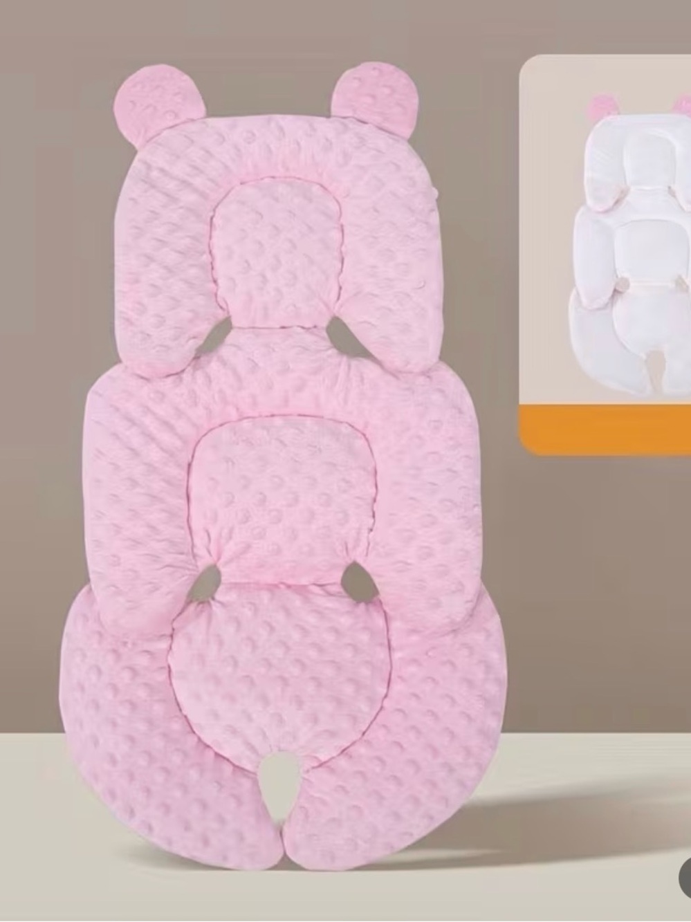 Infant Support Cushion Plush Pink - Head & Body Cozy Insert